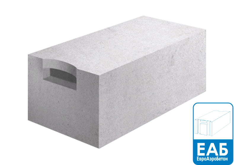 Газобетон ЕАБ D600 625х100х250 мм